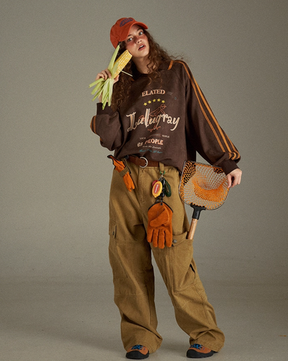 Brown Line Uniform Shirt  LG0008