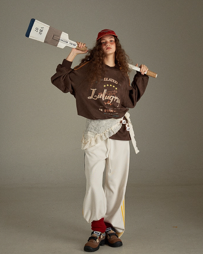 Brown Line Uniform Shirt  LG0008