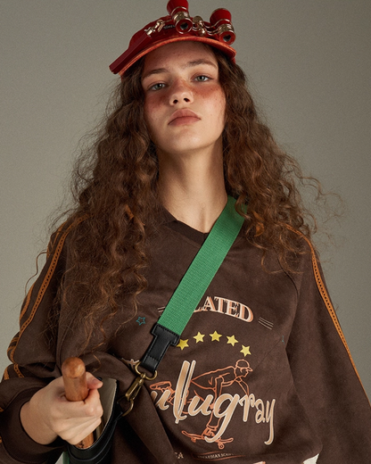 Brown Line Uniform Shirt  LG0008