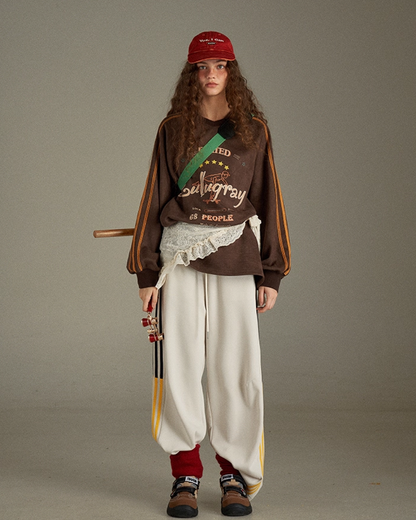 Brown Line Uniform Shirt  LG0008