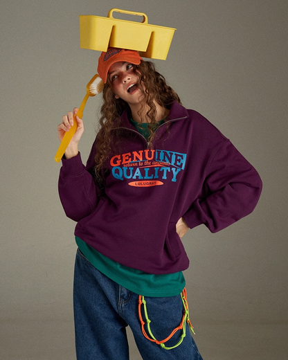 Color  Zip Sweatshirt LG0010