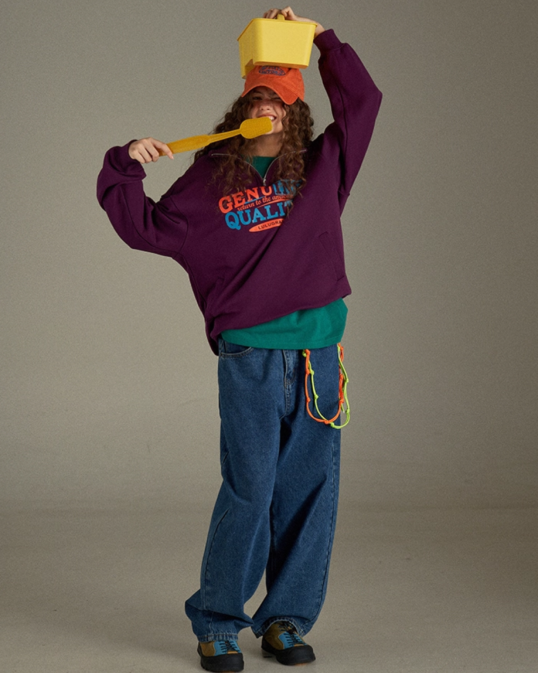 Color  Zip Sweatshirt LG0010