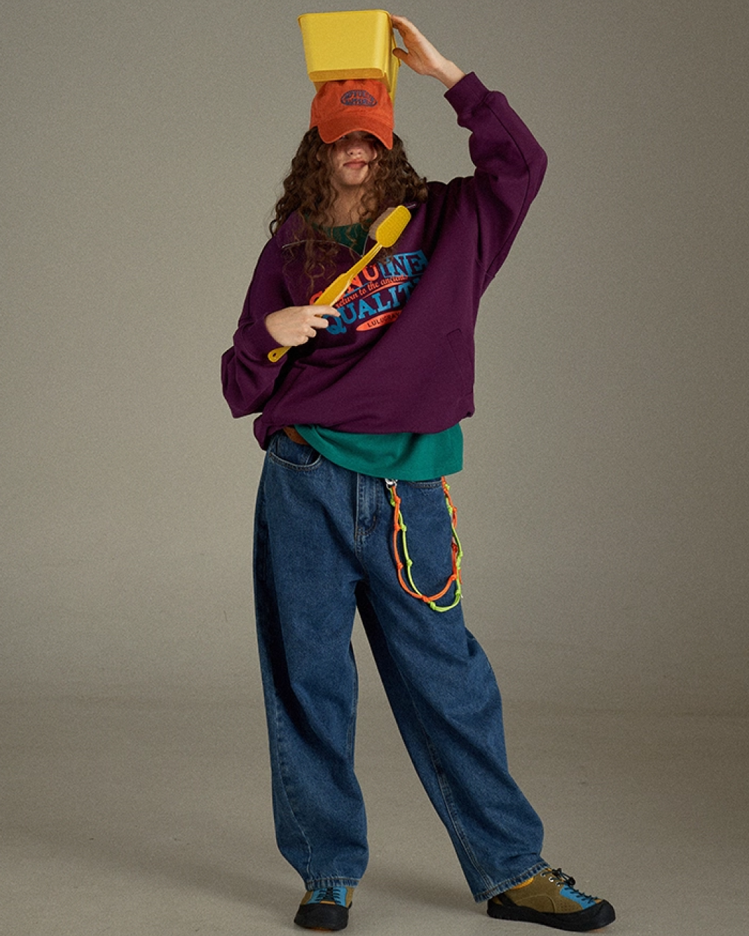 Color  Zip Sweatshirt LG0010