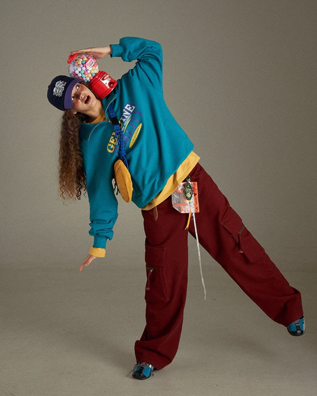 Color  Zip Sweatshirt LG0010