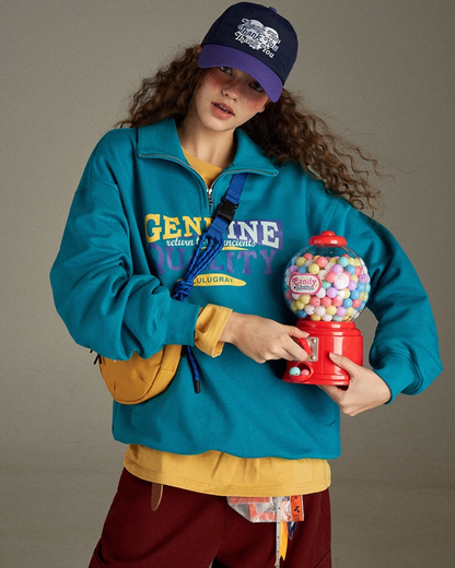 Color  Zip Sweatshirt LG0010