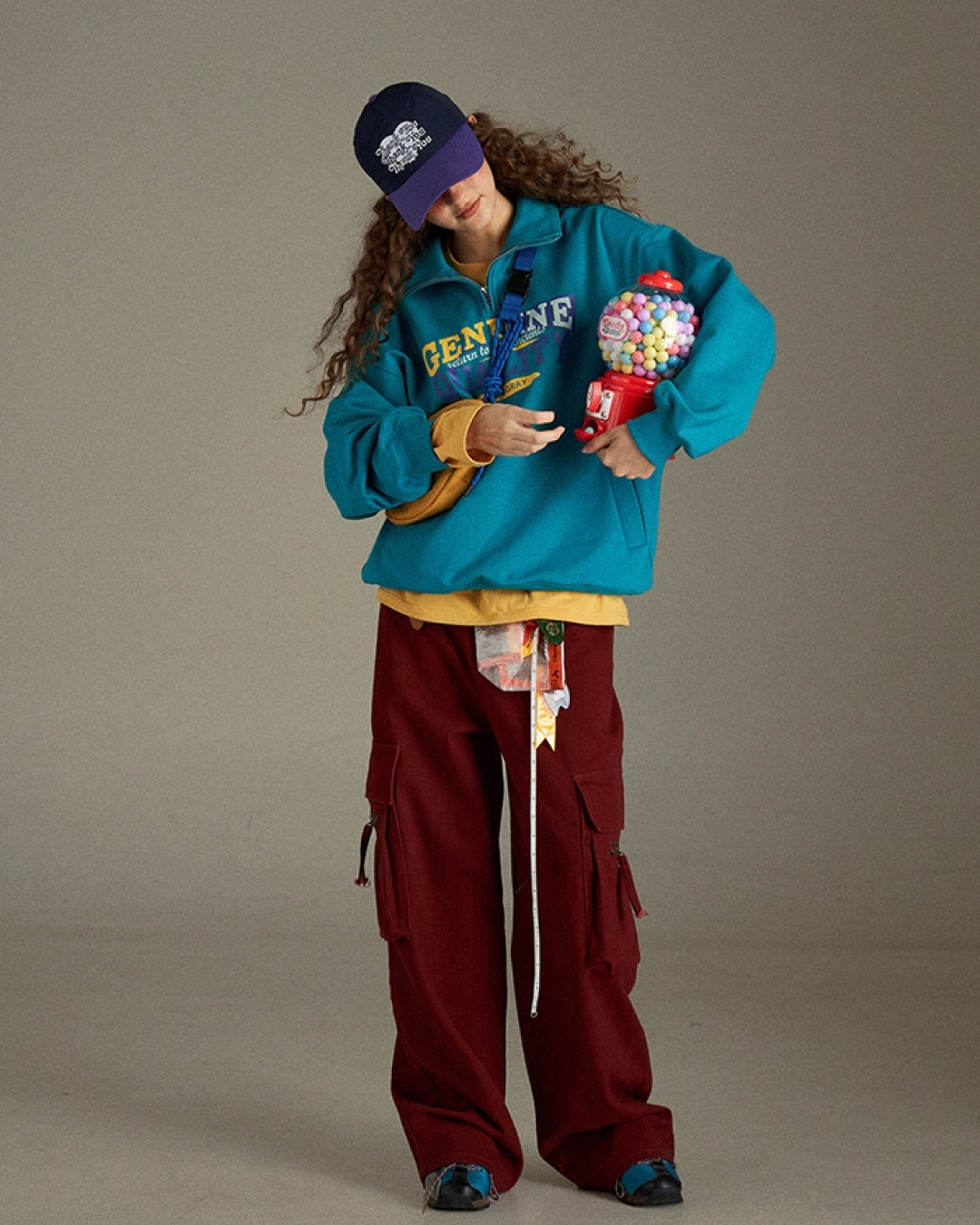 Color  Zip Sweatshirt LG0010