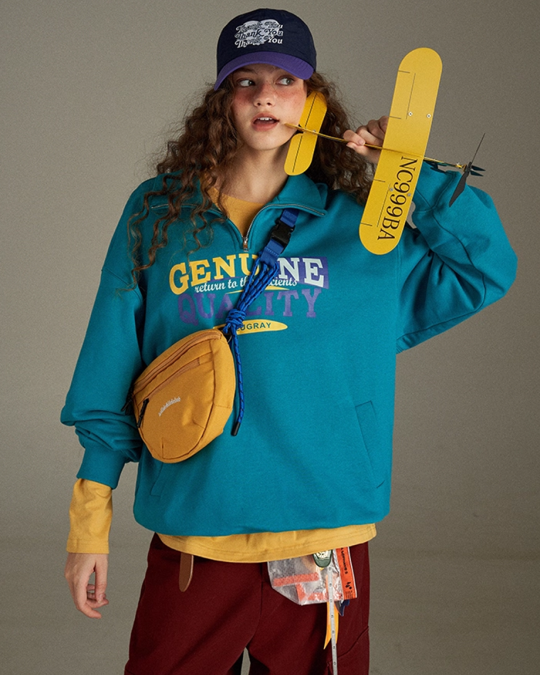 Color  Zip Sweatshirt LG0010