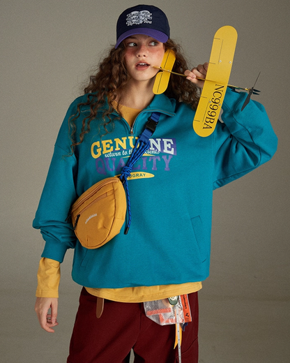 Color  Zip Sweatshirt LG0010