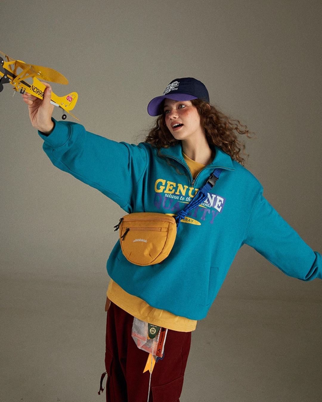 Color  Zip Sweatshirt LG0010