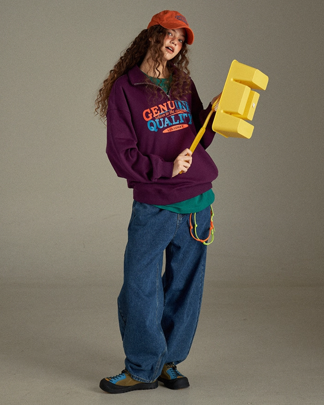 Color  Zip Sweatshirt LG0010