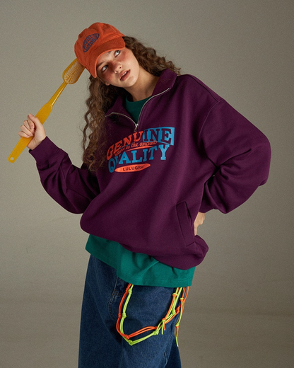 Color  Zip Sweatshirt LG0010