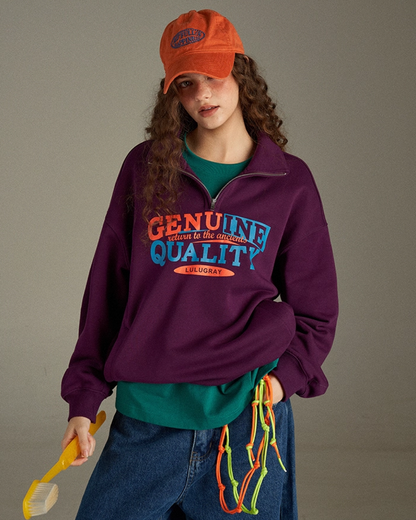 Color  Zip Sweatshirt LG0010