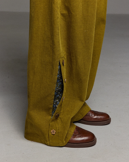 Corduroy Tack Wide Switching Wide Pants LG0011