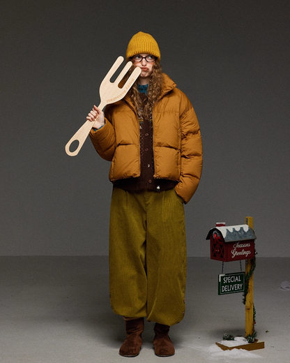 Corduroy Tack Wide Switching Wide Pants LG0011