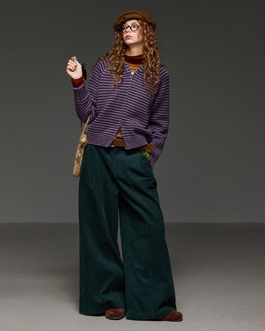 Classic Green Baggy Pants LG0012