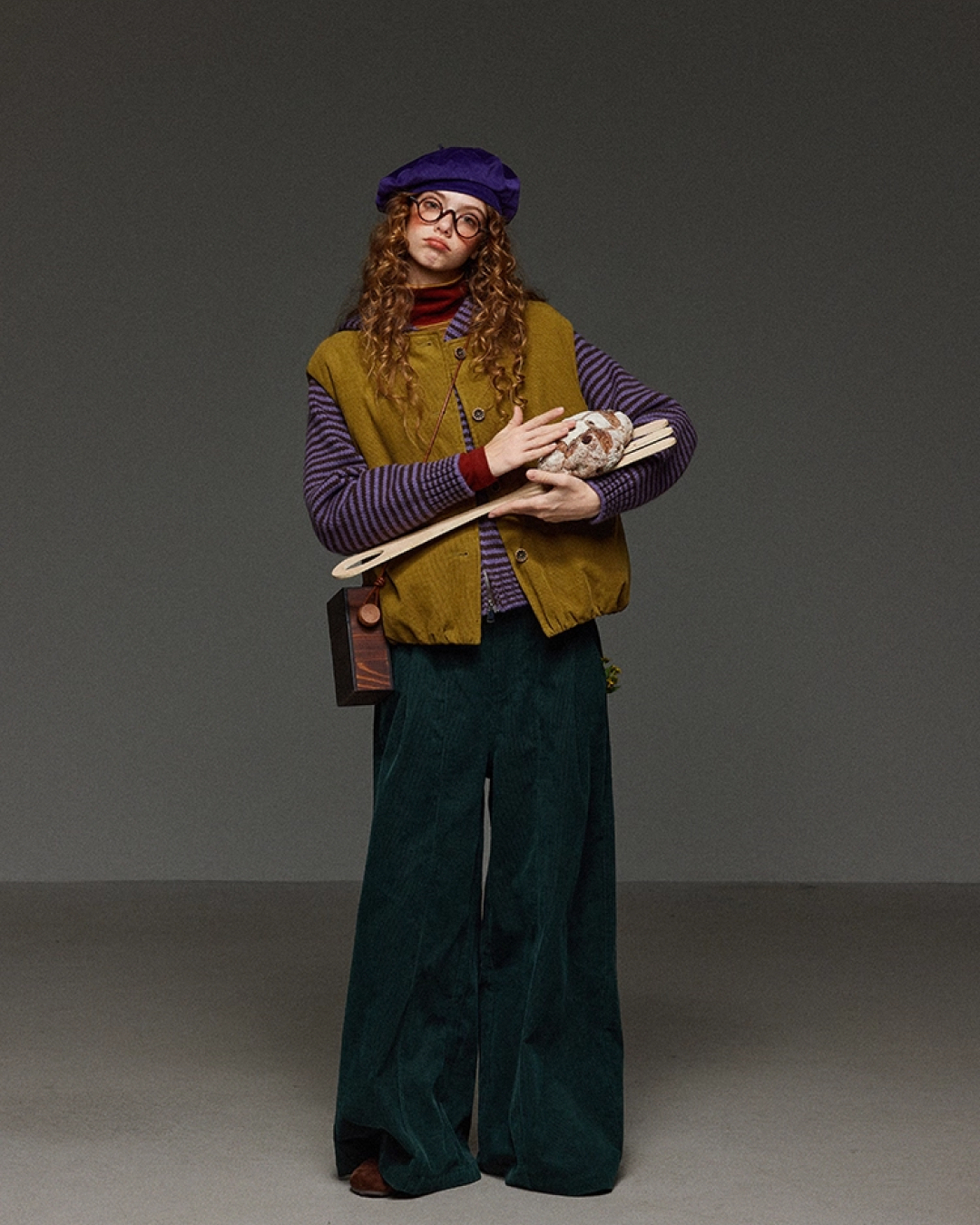 Classic Green Baggy Pants LG0012