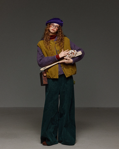 Classic Green Baggy Pants LG0012