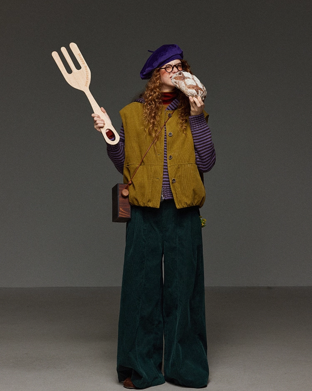 Classic Green Baggy Pants LG0012