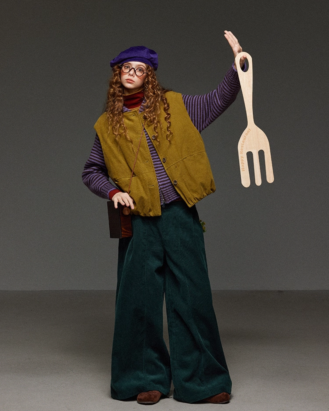 Classic Green Baggy Pants LG0012