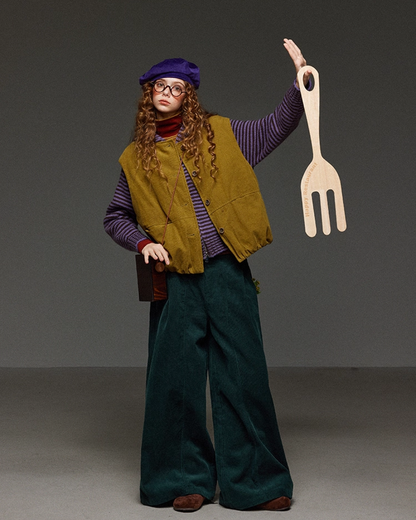 Classic Green Baggy Pants LG0012