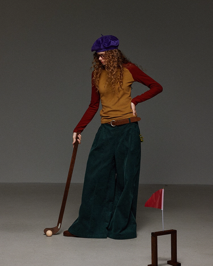 Classic Green Baggy Pants LG0012