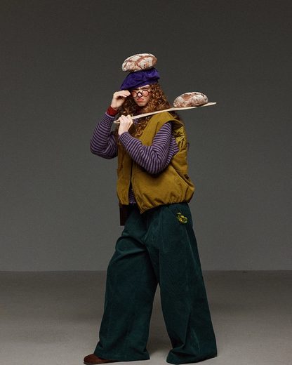 Classic Green Baggy Pants LG0012