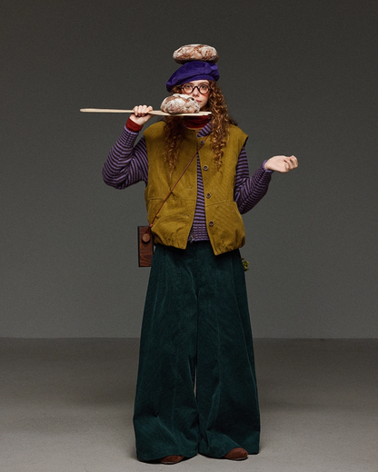 Classic Green Baggy Pants LG0012