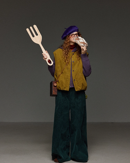 Classic Green Baggy Pants LG0012