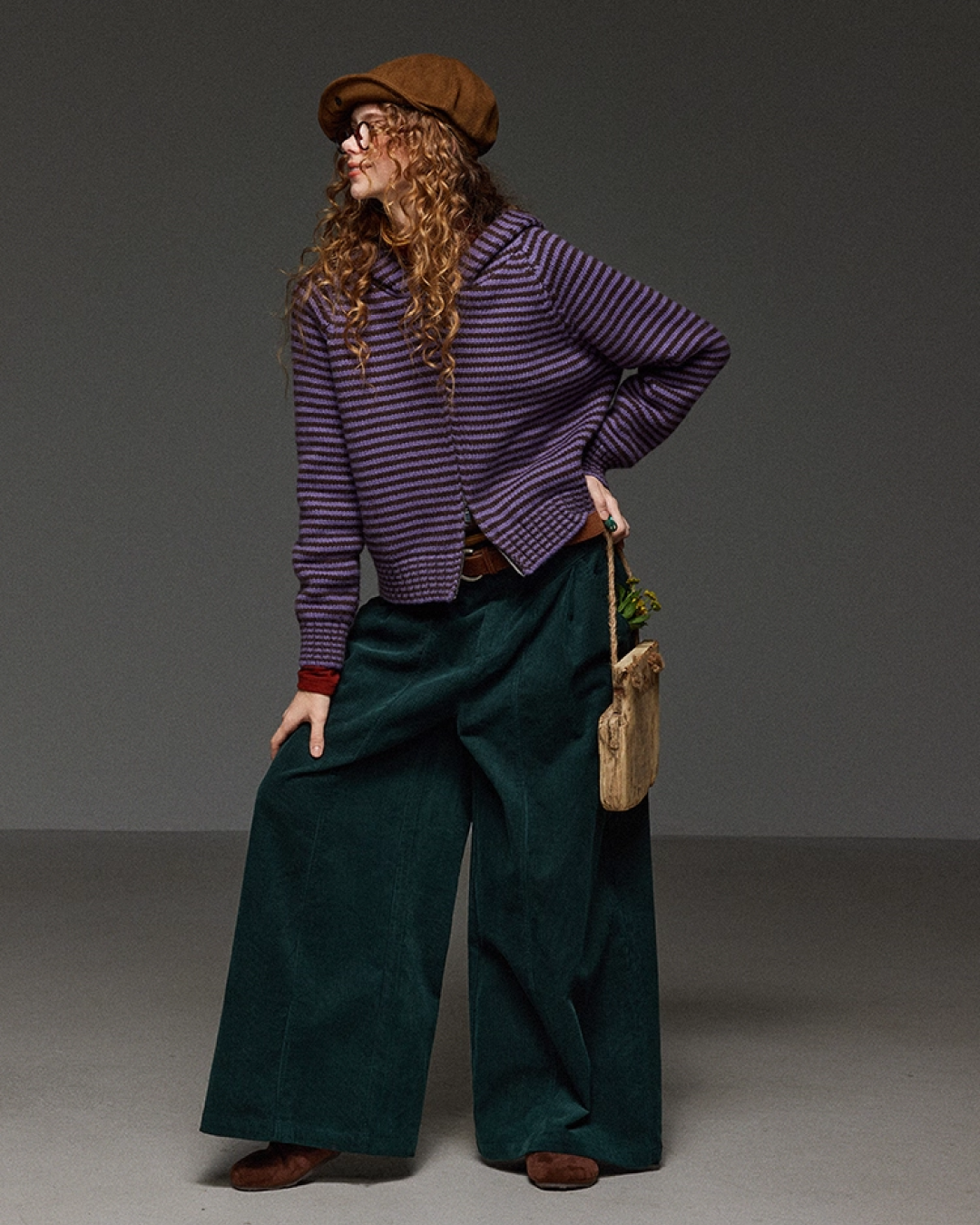 Classic Green Baggy Pants LG0012