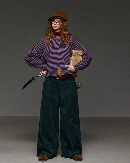 Classic Green Baggy Pants LG0012