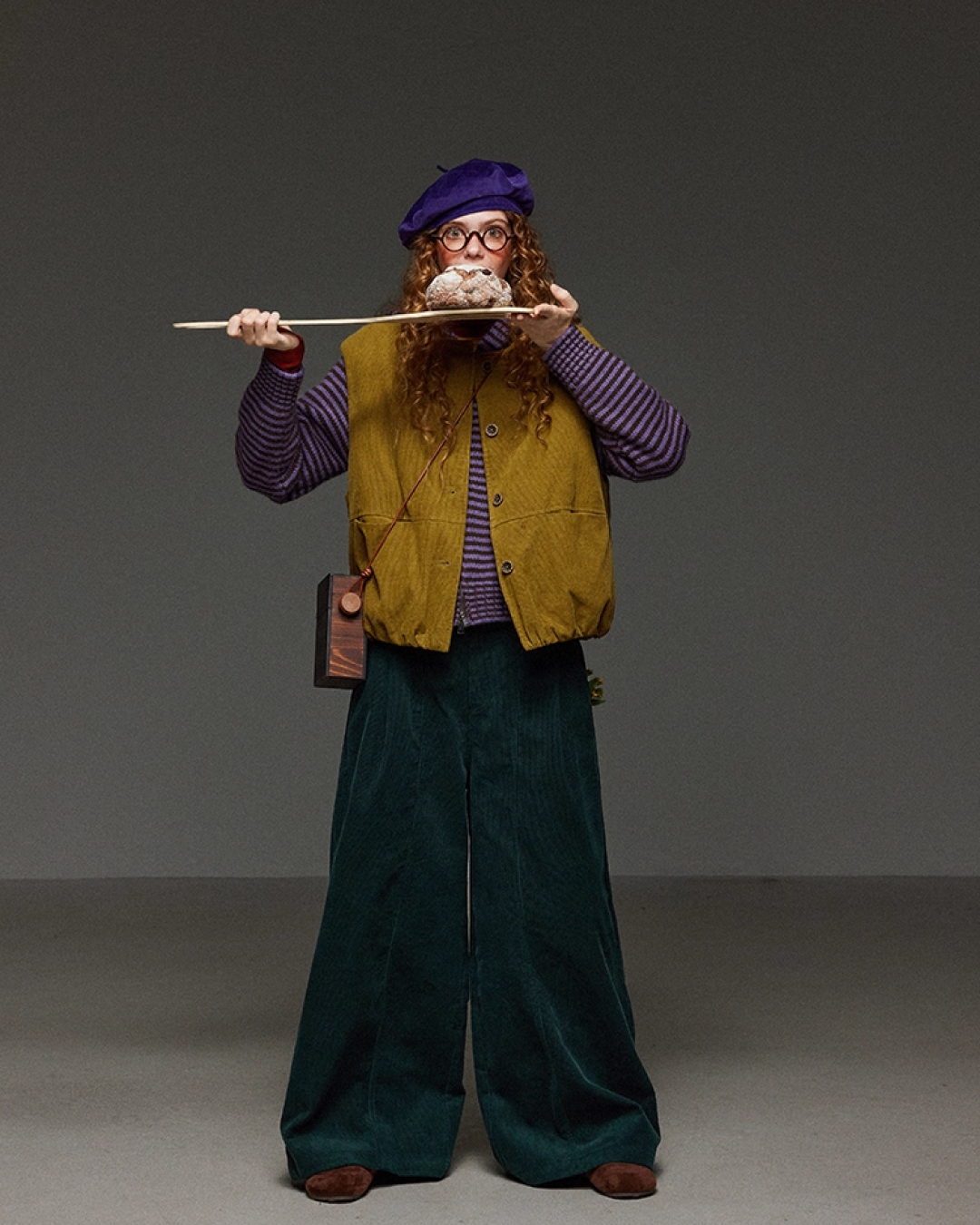 Classic Green Baggy Pants LG0012