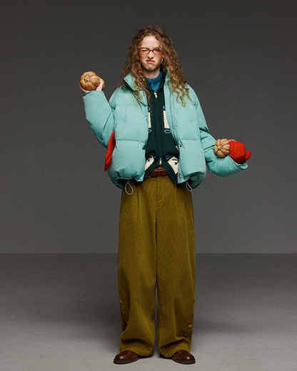 Double Zip Pattern Knit Jacket LG0014