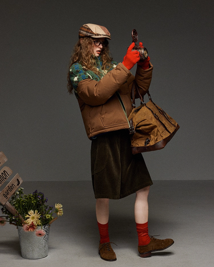 Short Wool Switching Outer LG0021