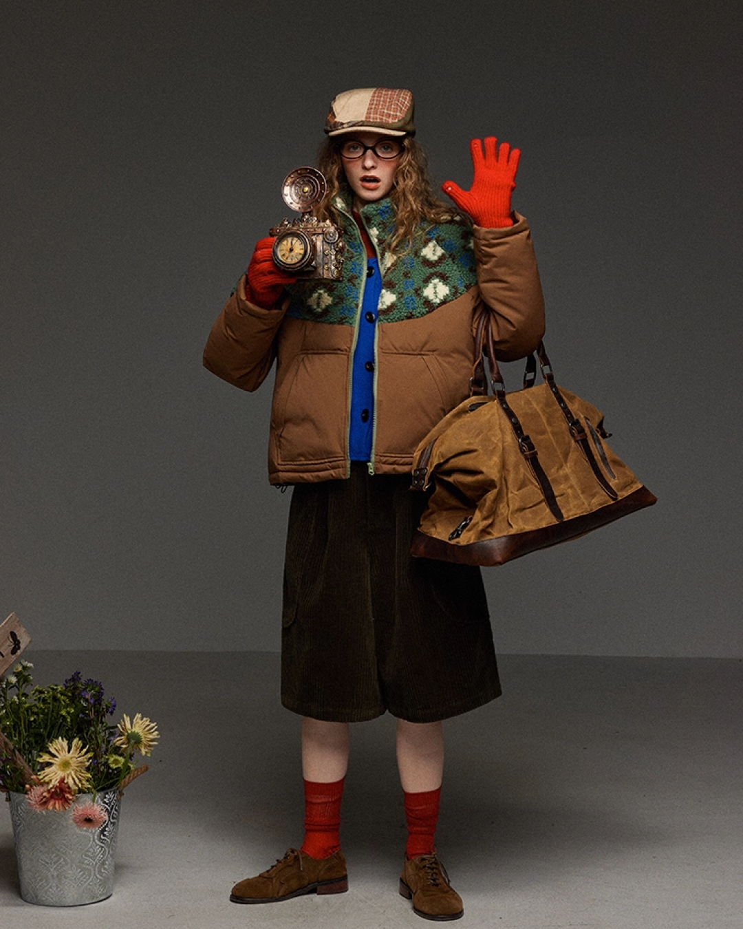 Short Wool Switching Outer LG0021