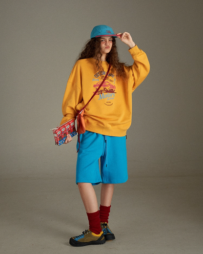 Print Color Sweatshirt LG0024