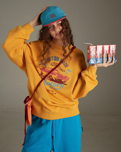 Print Color Sweatshirt LG0024