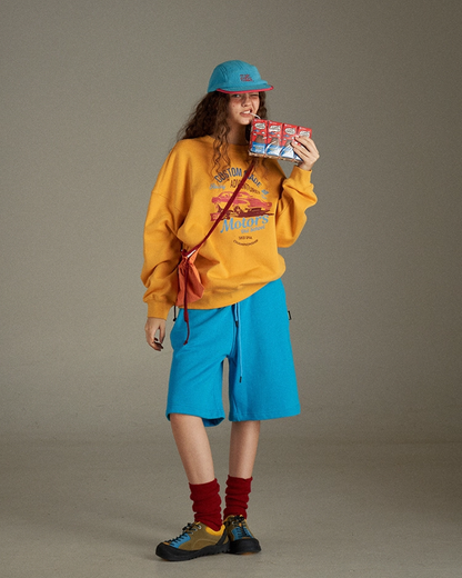 Print Color Sweatshirt LG0024