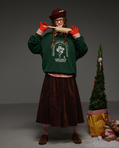Gleen Flower Print Sweatshirt LG0028