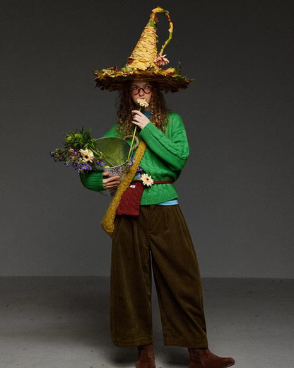 Short Color Cable Knit LG0030