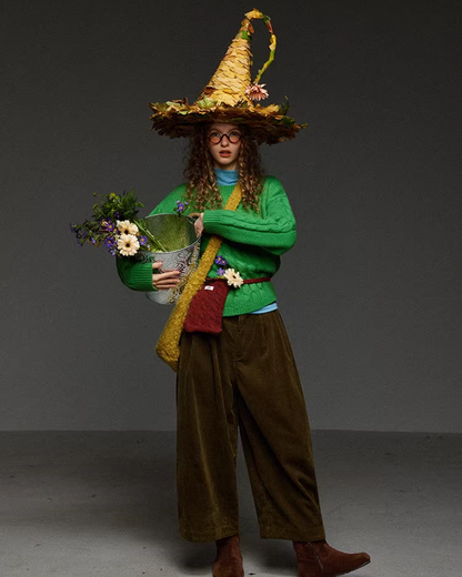 Short Color Cable Knit LG0030