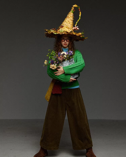 Short Color Cable Knit LG0030