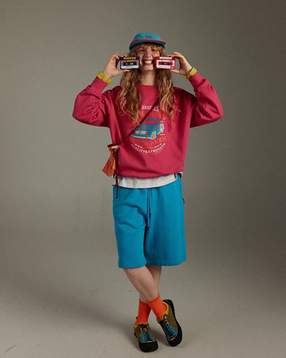 Vivid Pink Sweatshirt LG0032