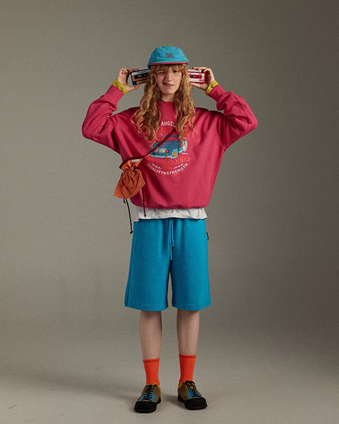 Vivid Pink Sweatshirt LG0032