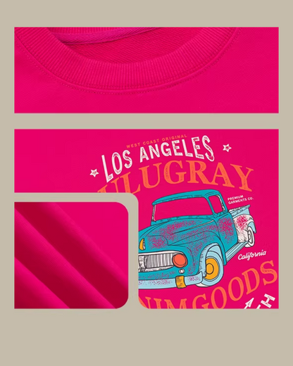 Vivid Pink Sweatshirt LG0032
