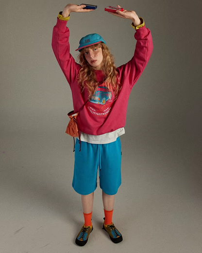 Vivid Pink Sweatshirt LG0032
