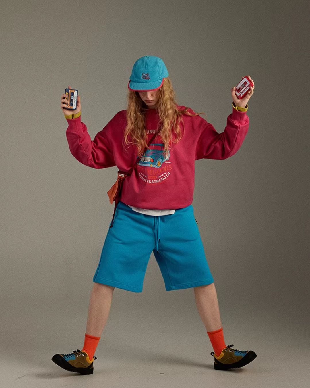 Vivid Pink Sweatshirt LG0032