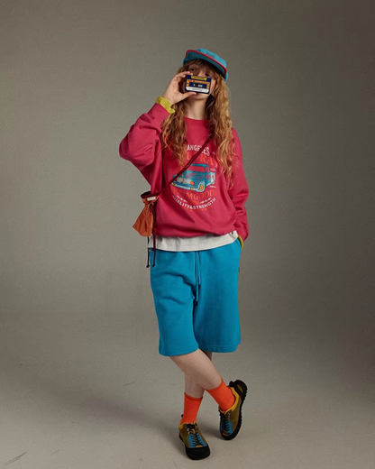 Vivid Pink Sweatshirt LG0032