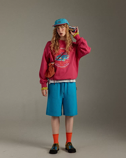 Vivid Pink Sweatshirt LG0032