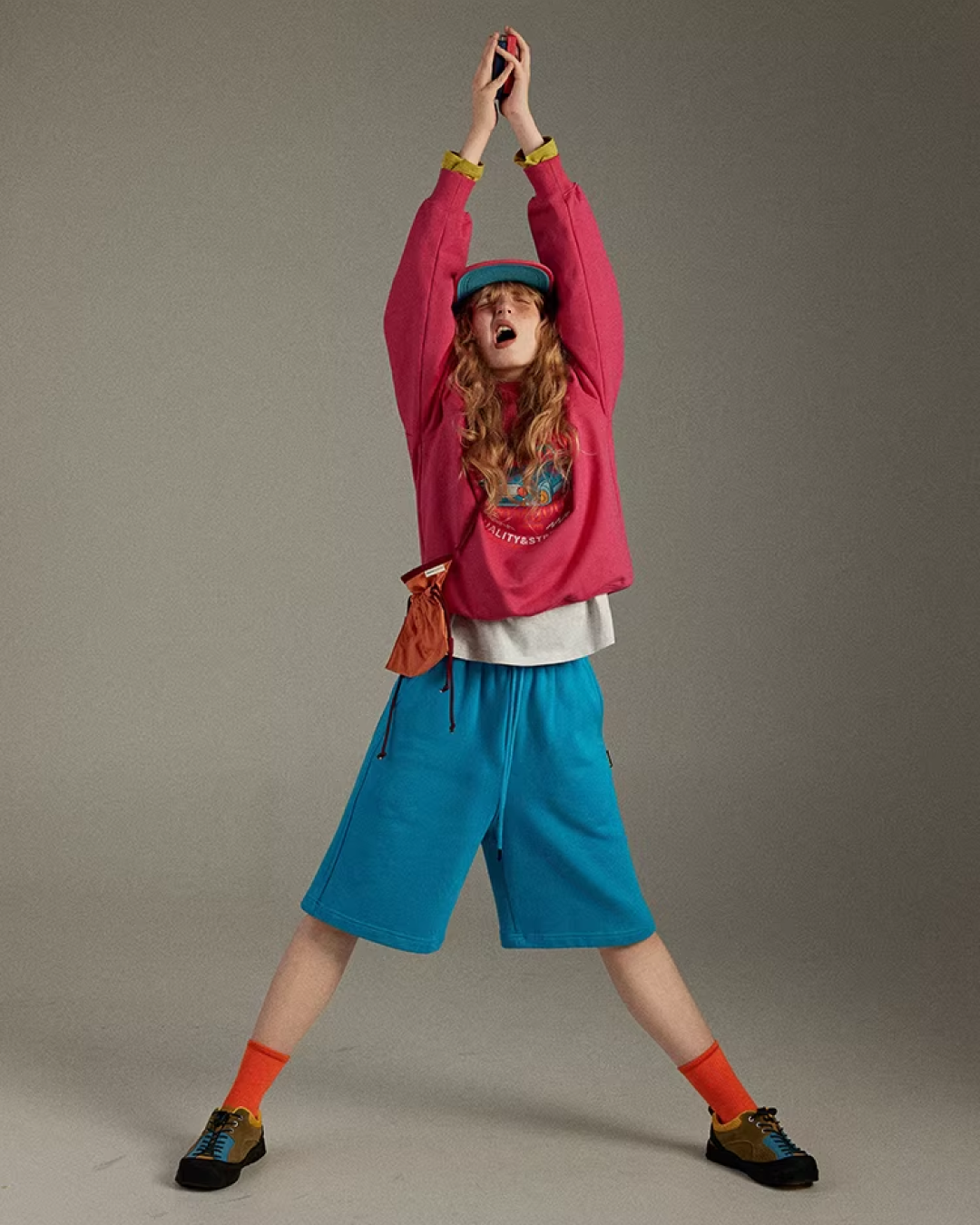 Vivid Pink Sweatshirt LG0032
