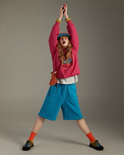 Vivid Pink Sweatshirt LG0032